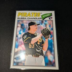 2026 Topps Heritage Bubba Chandler Pittsburgh Pirates RC #265